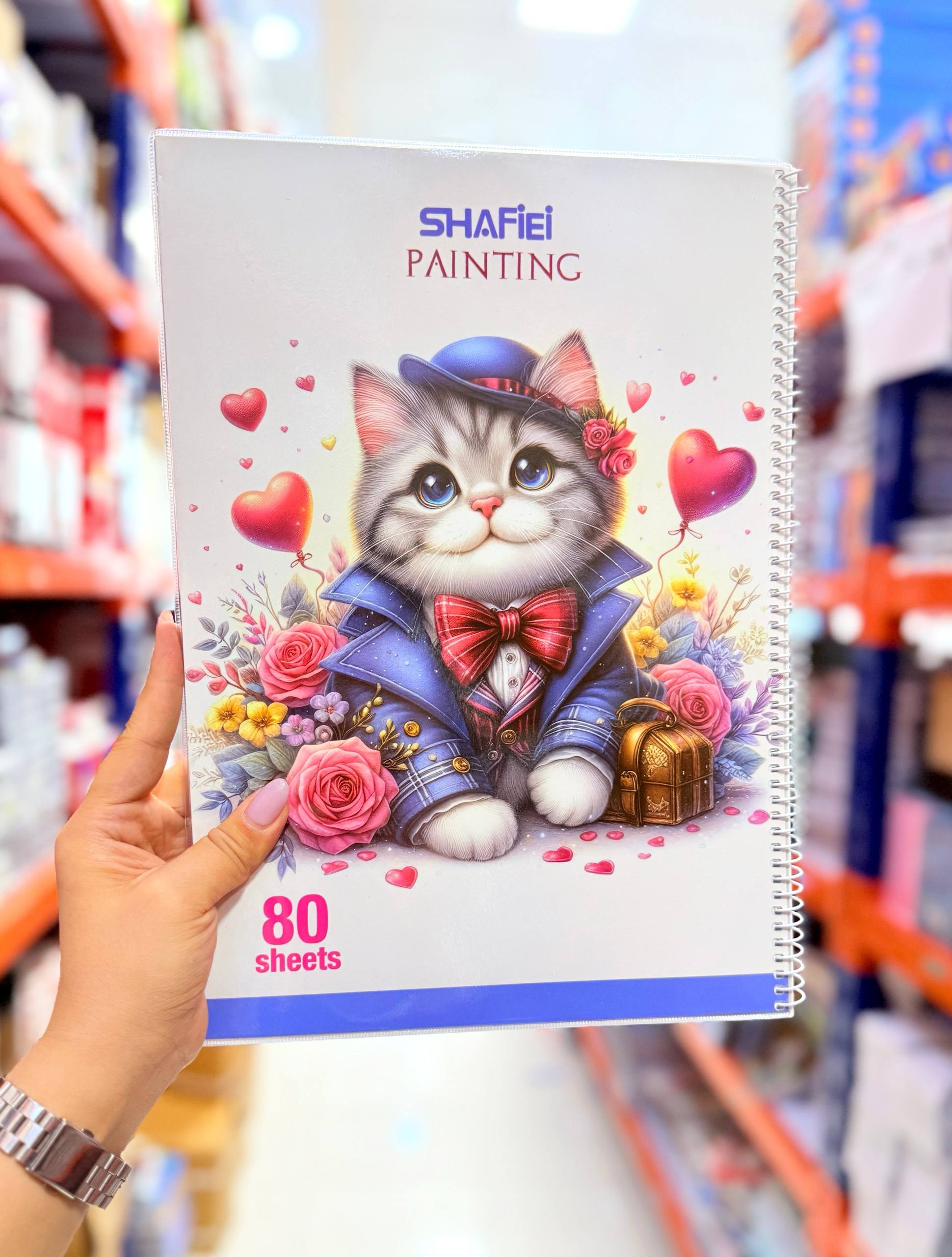 دفتر 80برگ رحلی نقاشی جلد پرسی کد 129