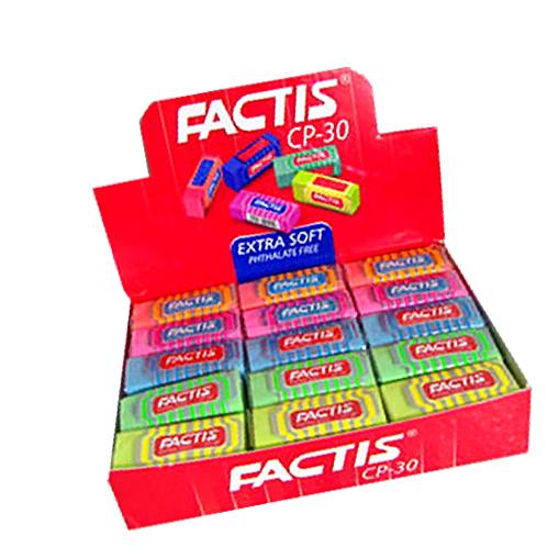 پاک کن فکتیس رنگی CP30 و مشکی pb30