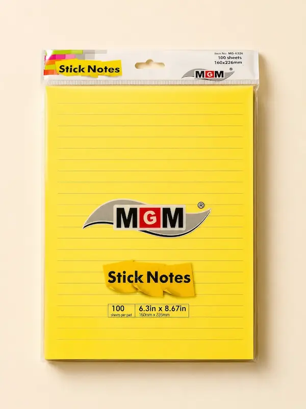 استیک نوت خط دار MGM