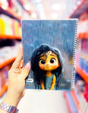 دفتر ۱۰۰ برگ جلد مجلد امیر فانتزی وکلاسیک