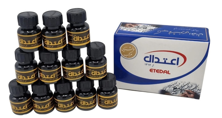 مرکب خوش نویسی مشکی اعتدال کد ۱۰۳۴۱