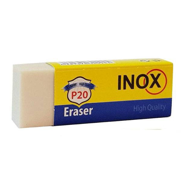 پاک کن اینوکس مشکی و سفید ورنگی بزرگ