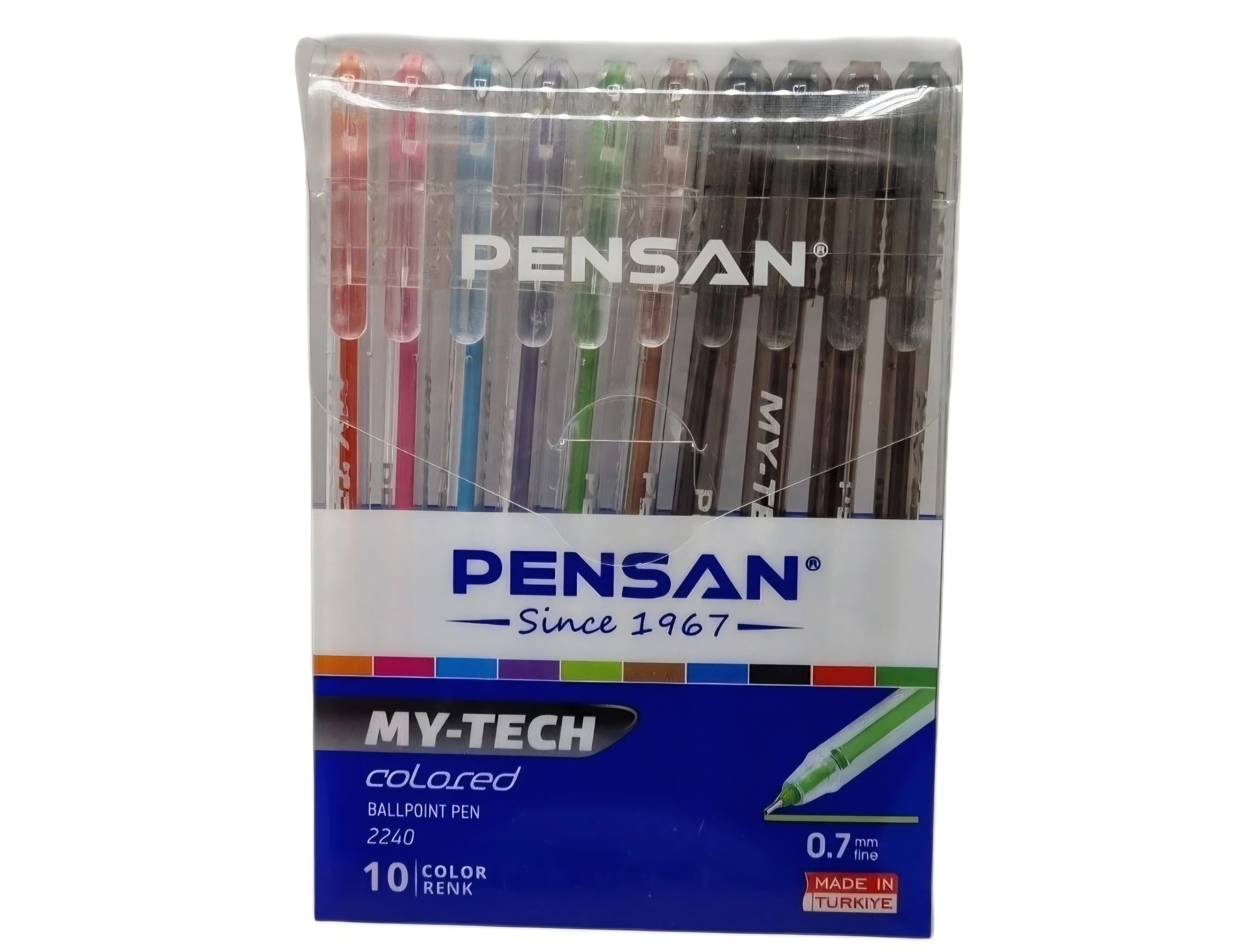 خودکار ۱۰ رنگ کیفی پنسان My_Tech کد۱۲۲۵۴