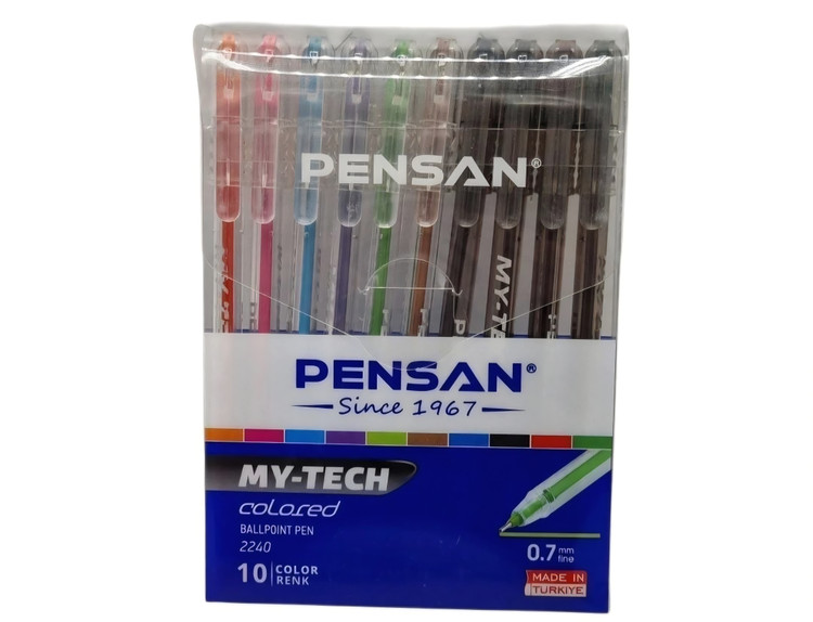 خودکار ۱۰ رنگ کیفی پنسان My_Tech کد۱۲۲۵۴